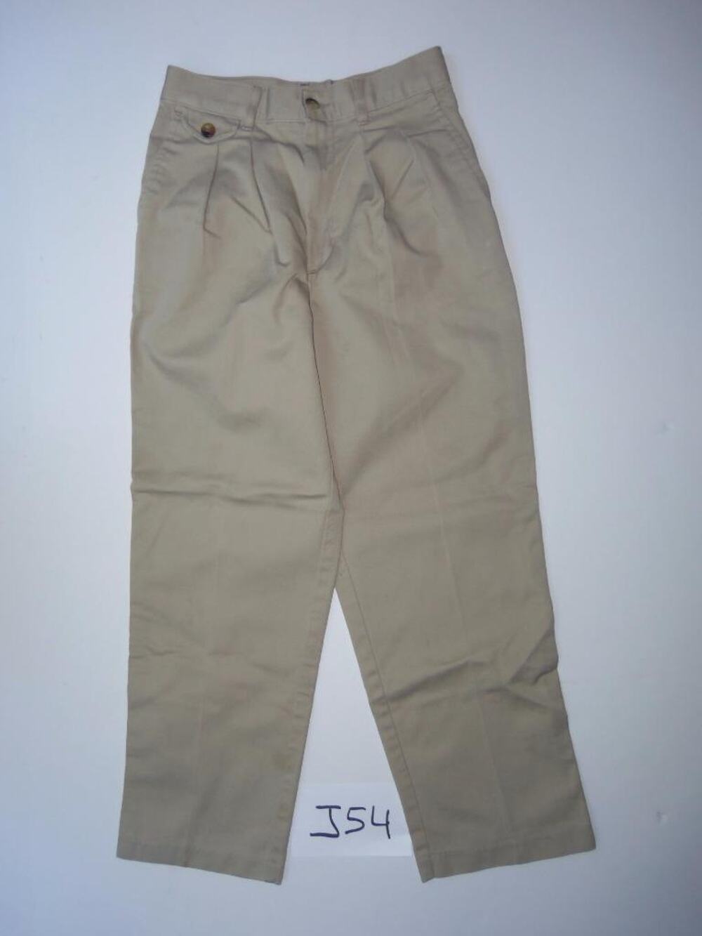 Class Club Khaki Pants Size 10 Regular Tan Pleated Boys -0317J54